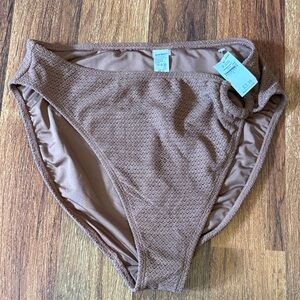 Old Navy Brown Textured Swim Bottom